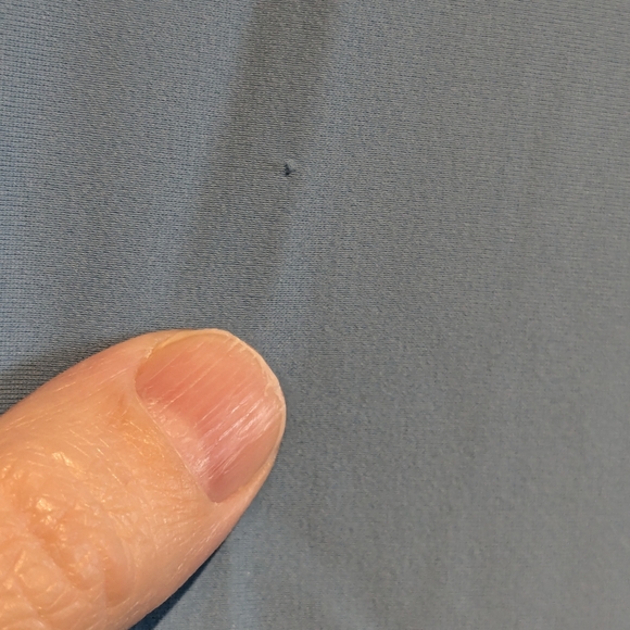 Swimsuit Dress Lettuce Hemline and wrists. NWT. Snag in front fabric. A2 - Picture 5 of 8